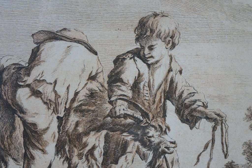 Engraving After J.h. Roos, Late 18th Century-photo-4