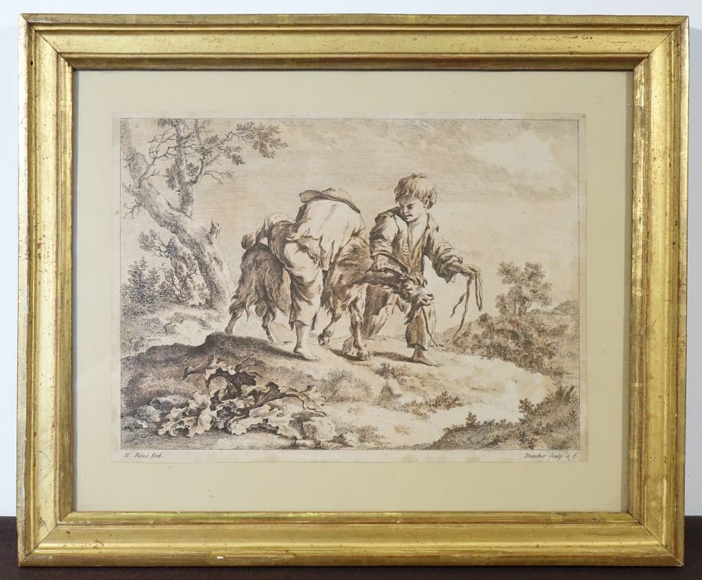 Engraving After J.h. Roos, Late 18th Century