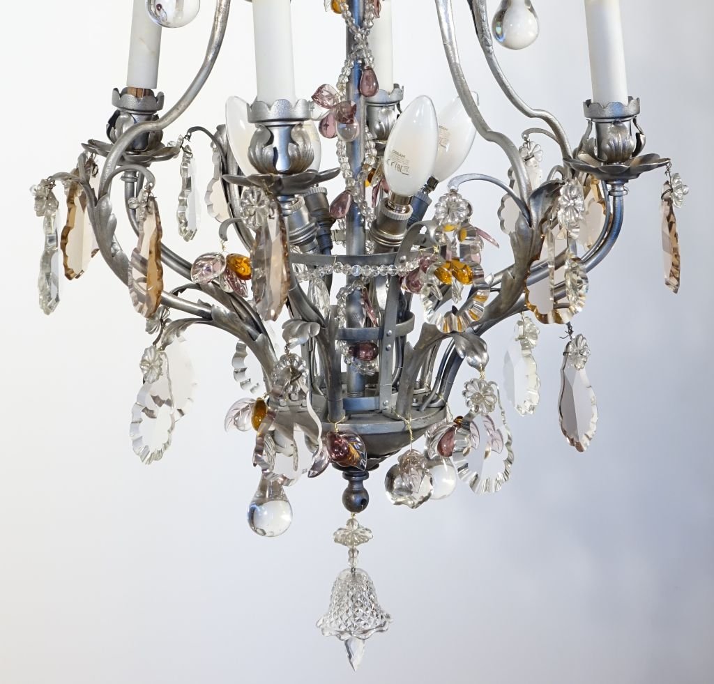 Lustre en fer forgé aux fruits dlg de BAGUES-photo-1