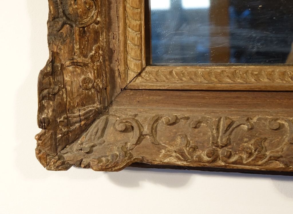 Regency-era Oak Mirror-photo-3