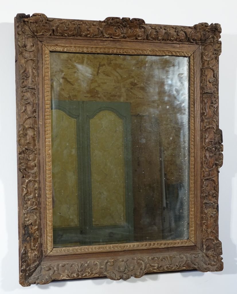Regency-era Oak Mirror