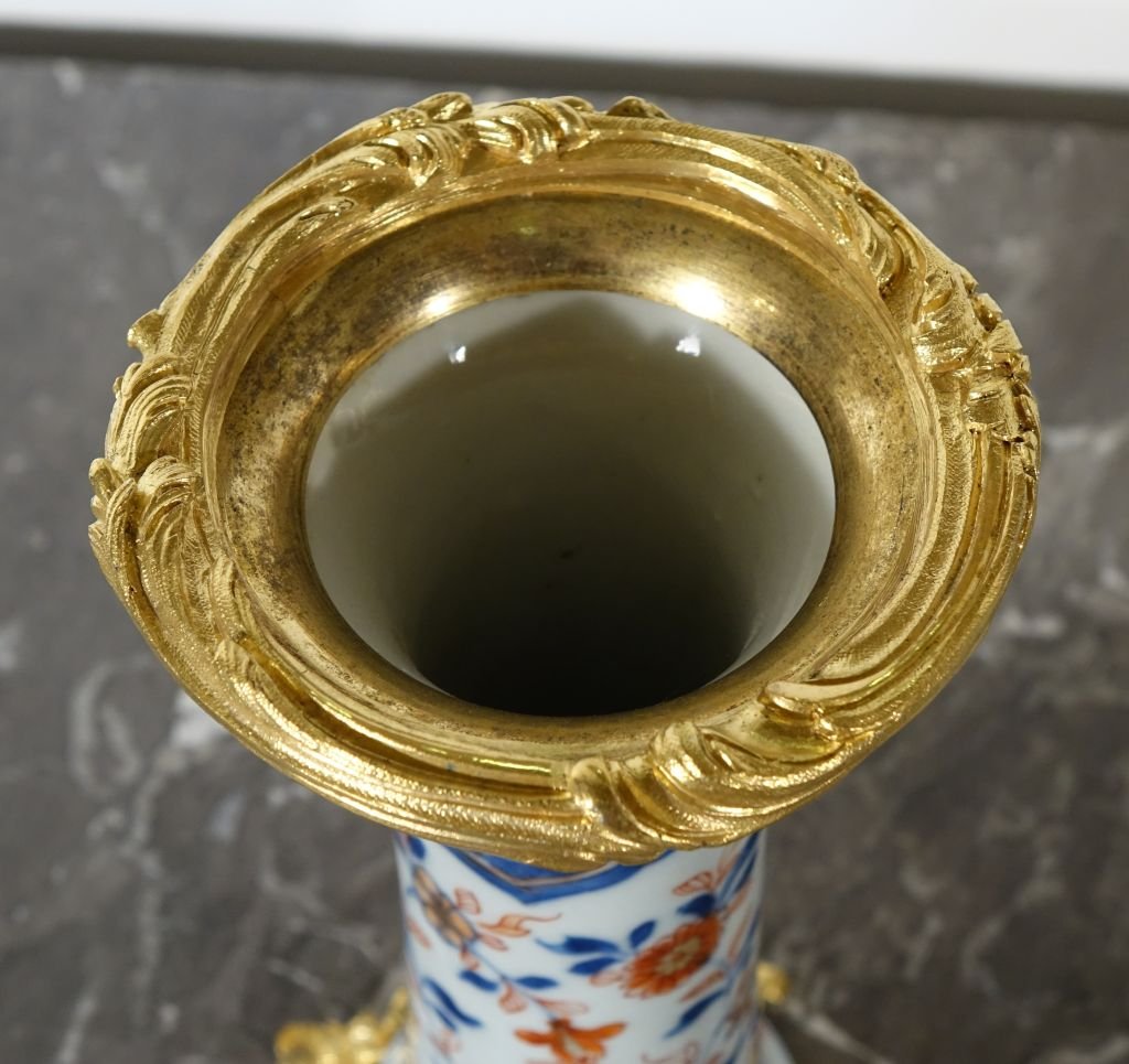 Pair Of Imari Porcelain Vases-photo-4