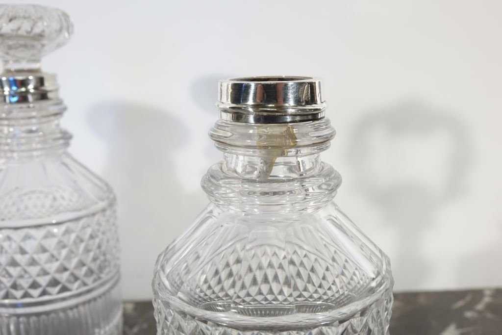 Cave à liqueur en métal argenté-photo-8