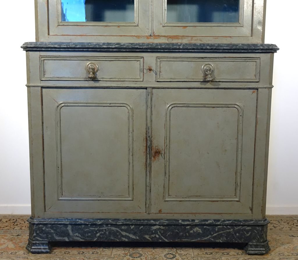 Painted Sideboard From The Napoleon III Period-photo-3