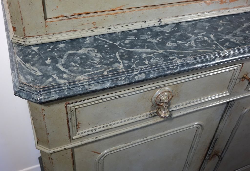 Painted Sideboard From The Napoleon III Period-photo-3