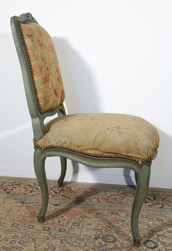 Paire de chaises d'époque Louis XV-photo-1