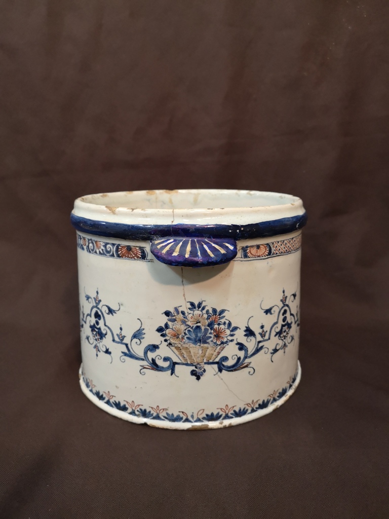 Refreshment In Earthenware Rouen. 18th Century-photo-4