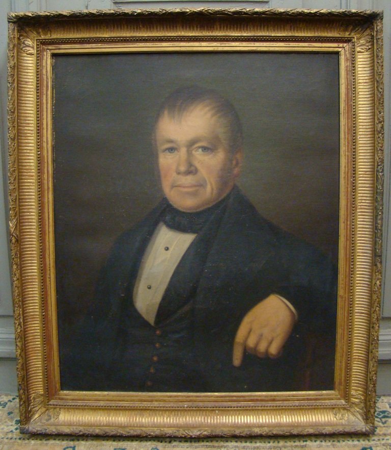 Portrait Of Man. Oil On Canvas Louis Philippe