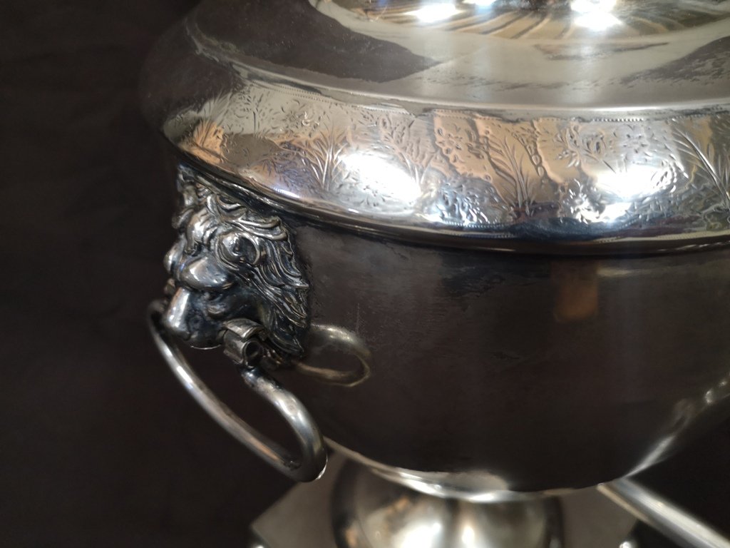 Samovar Silver Metal Period First Empire-photo-8