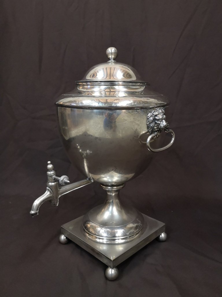 Samovar Silver Metal Period First Empire