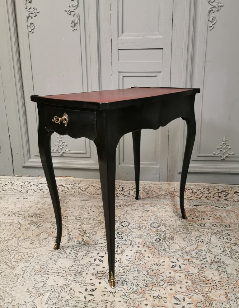 Black Louis XV Period Writing Table-photo-1