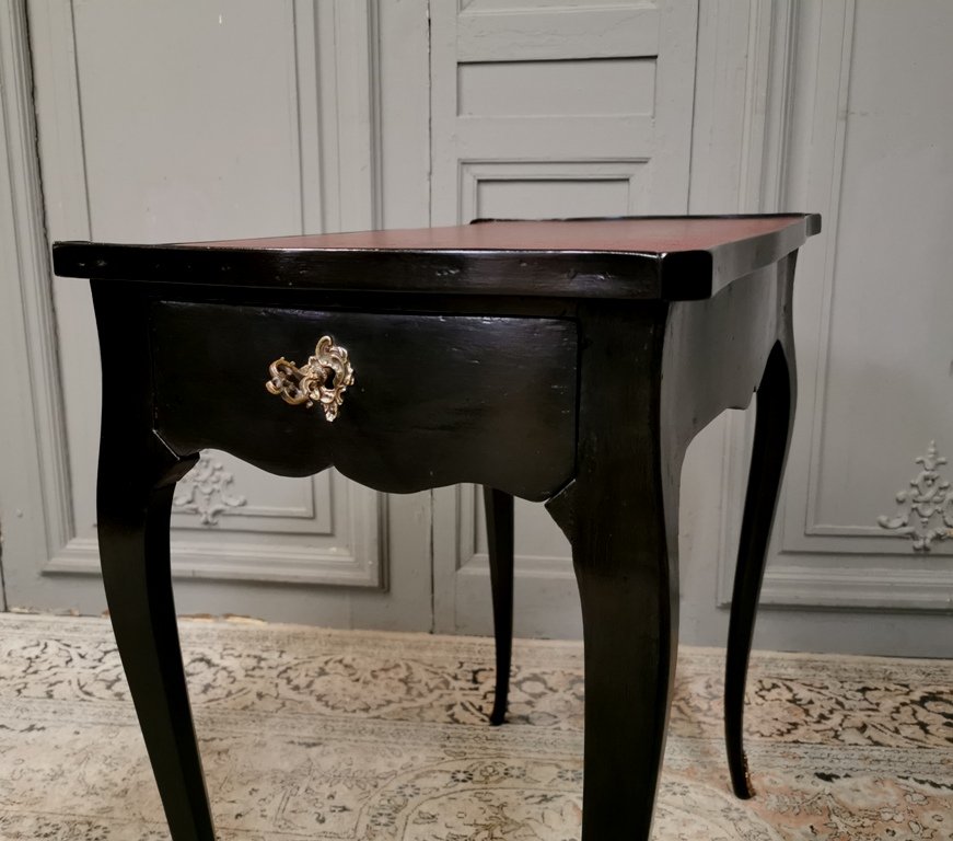 Black Louis XV Period Writing Table-photo-4