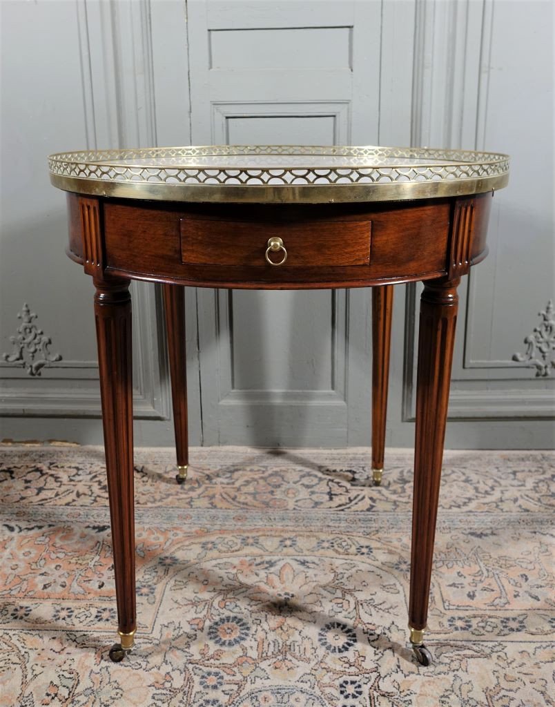 Louis XVI Hot Water Bottle Table In Mahogany. Late 18th Century-photo-2