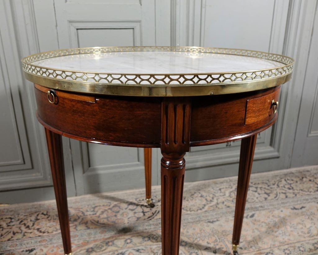 Louis XVI Hot Water Bottle Table In Mahogany. Late 18th Century-photo-5