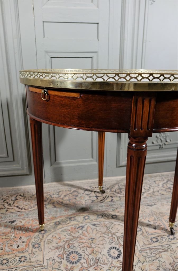 Louis XVI Hot Water Bottle Table In Mahogany. Late 18th Century-photo-8