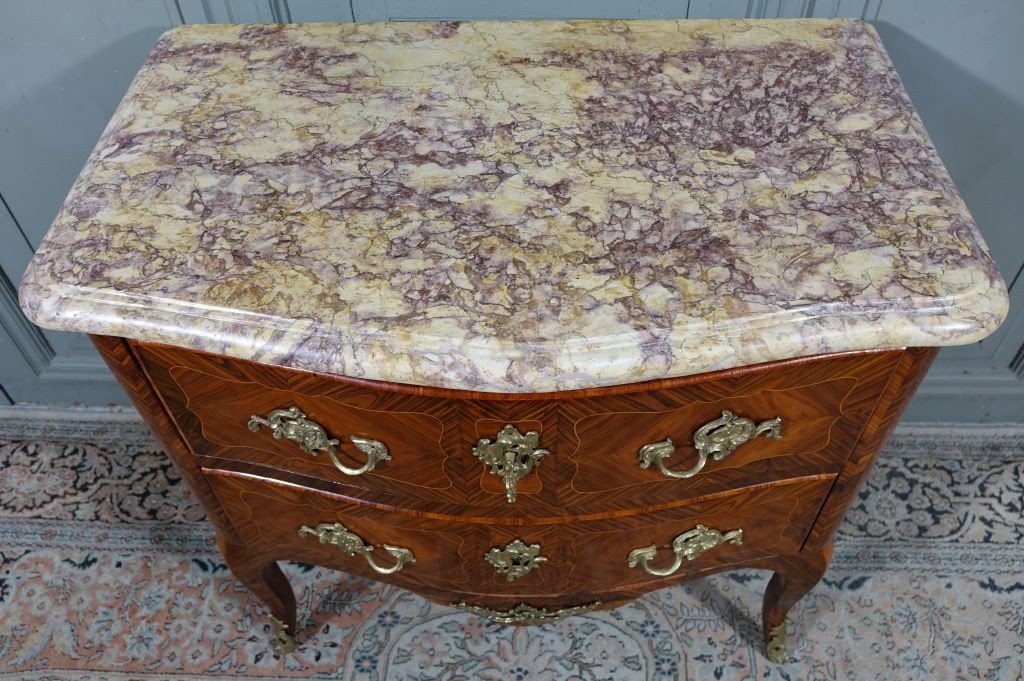 Commode Louis XV Estampillée P. Migeon et J.Tuart-photo-3