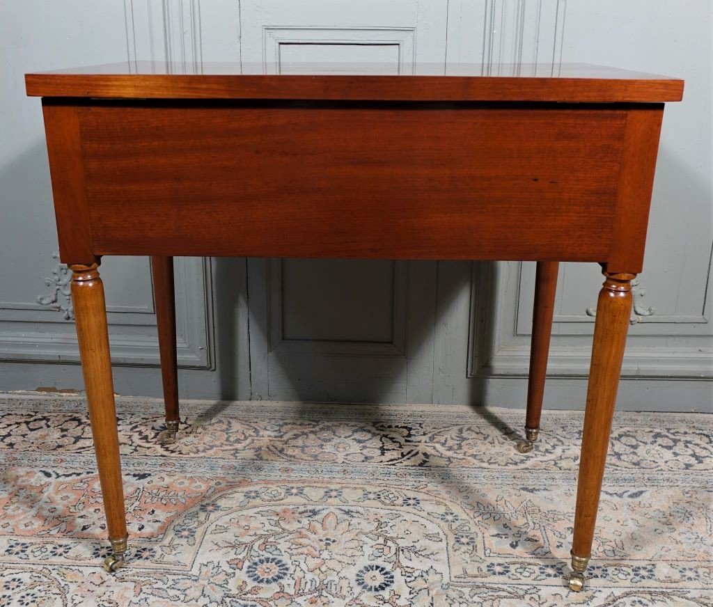 Louis XVI Period Dressing Table In Mahogany-photo-8