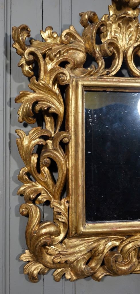 Miroir Italien d'époque Louis XIV-photo-1