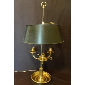 Lampe Bouillotte En Bronze Doré