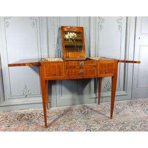 Louis XVI Period Dressing Table In Marquetry