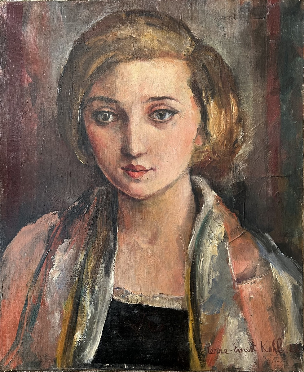 Portrait Of A Woman. Pe Kohl 1928