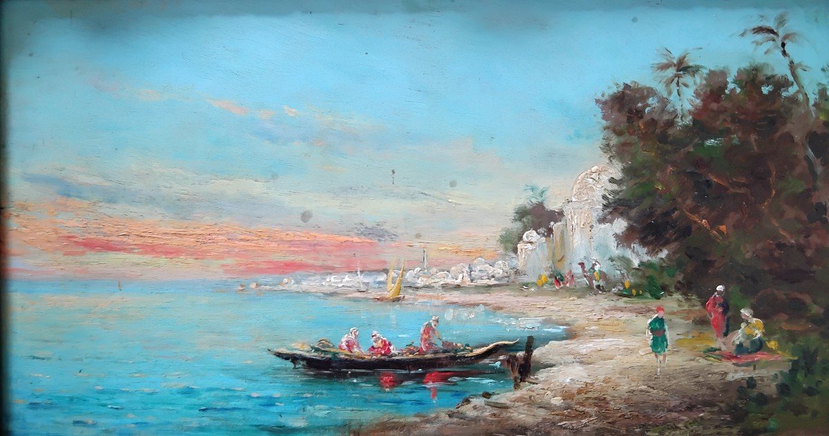 Hsp "on The Shores Of The Bosphorus" XIXth-photo-2