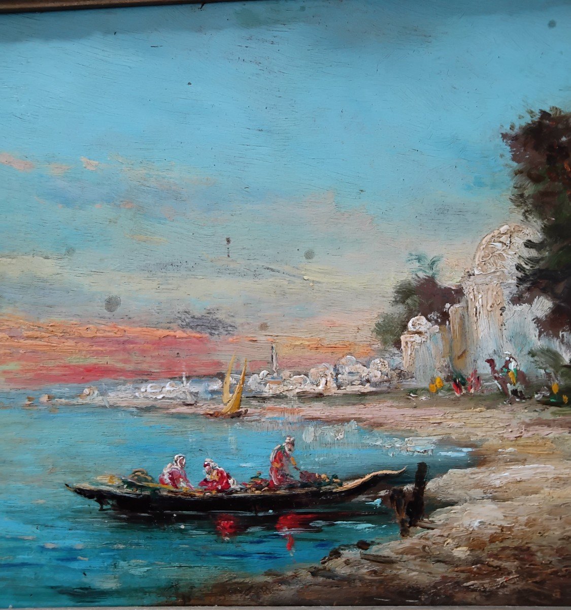 Hsp "on The Shores Of The Bosphorus" XIXth-photo-1