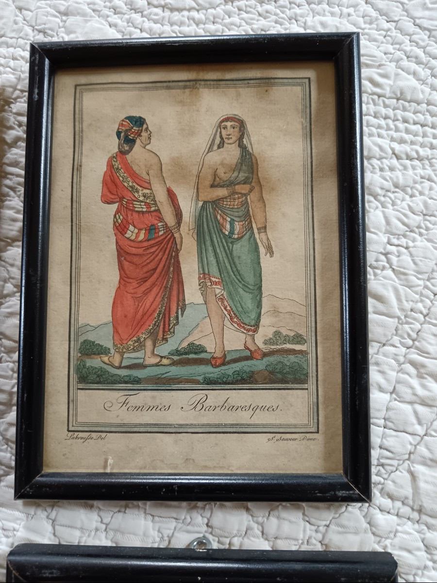 Series Of 8 Engravings By Jacques Grasset De Saint Sauveur 1757-1810 Auveurrur 1757-1810-photo-8