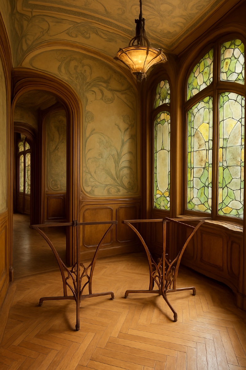 Pair Of Wrought Iron Bases 