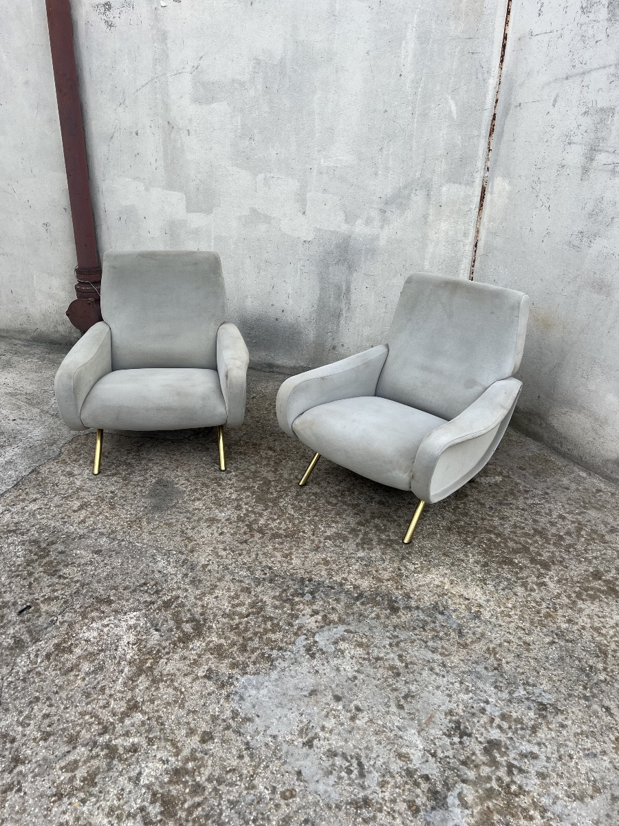 Authentic Zanusso Armchairs 
