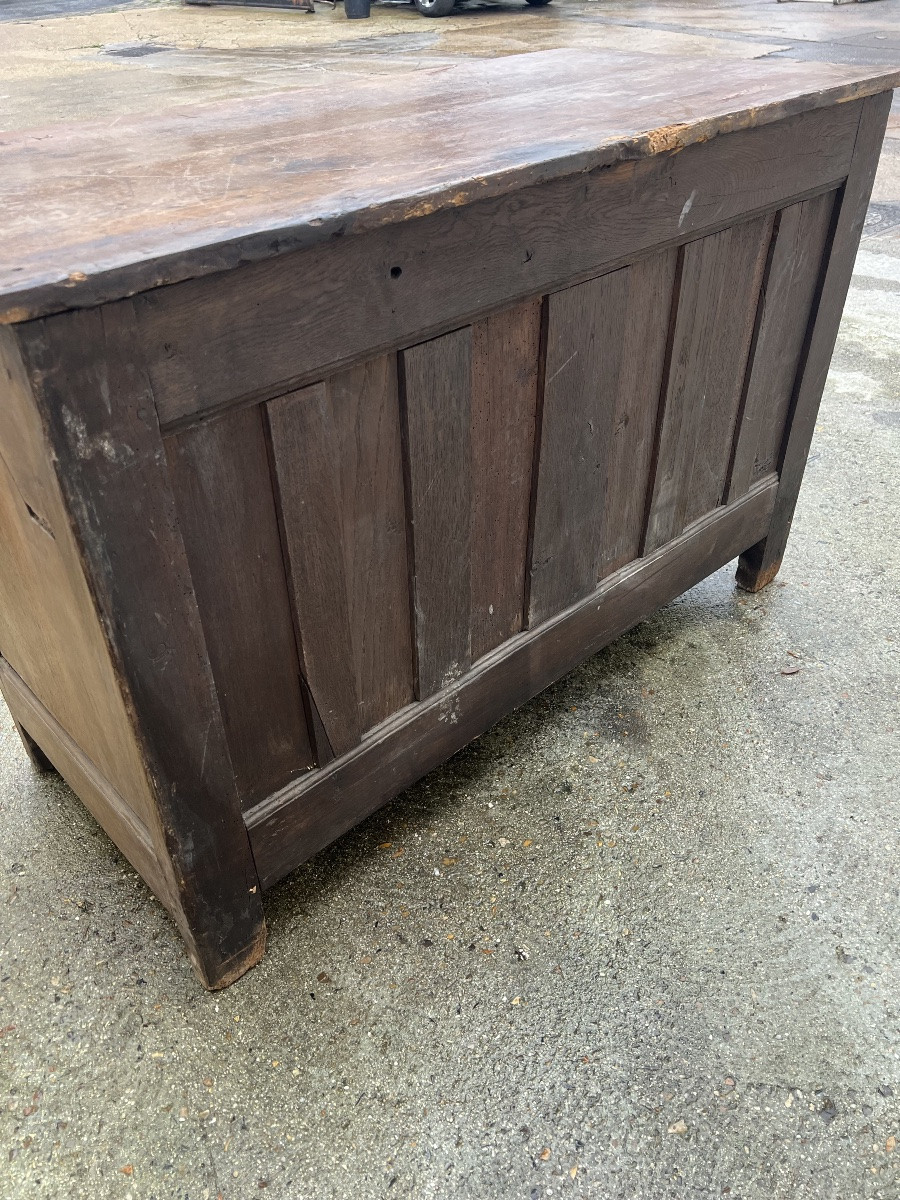 Commode parisienne en noyer -photo-2