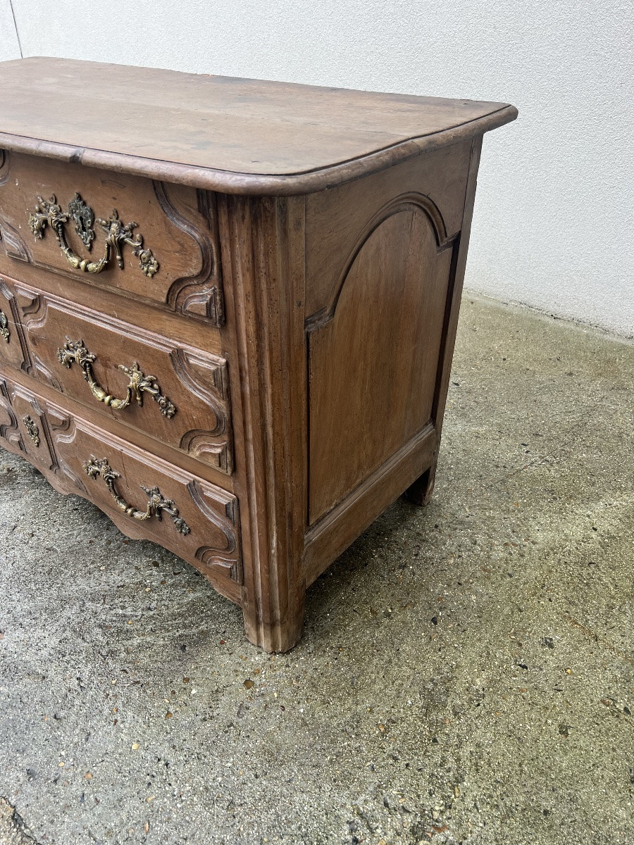 Commode parisienne en noyer -photo-3