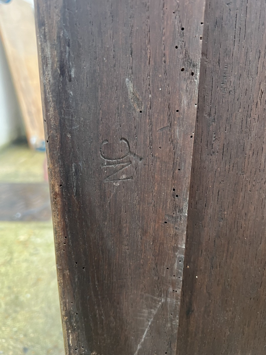 Commode parisienne en noyer -photo-4