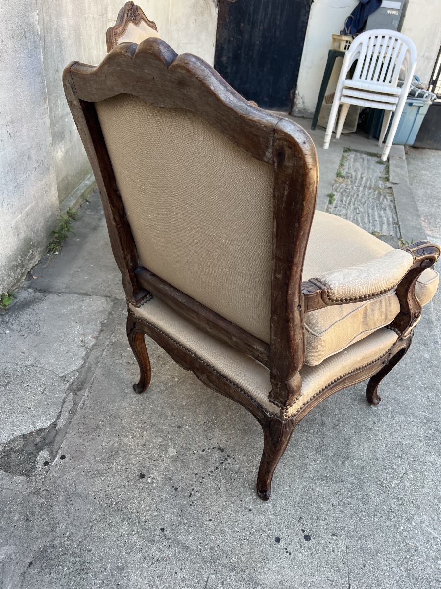 Paire de fauteuils LV provençaux -photo-3