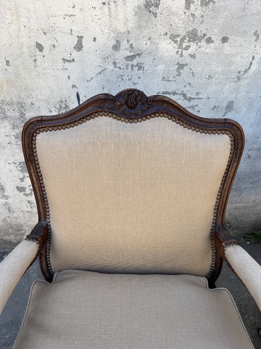 Paire de fauteuils LV provençaux -photo-4