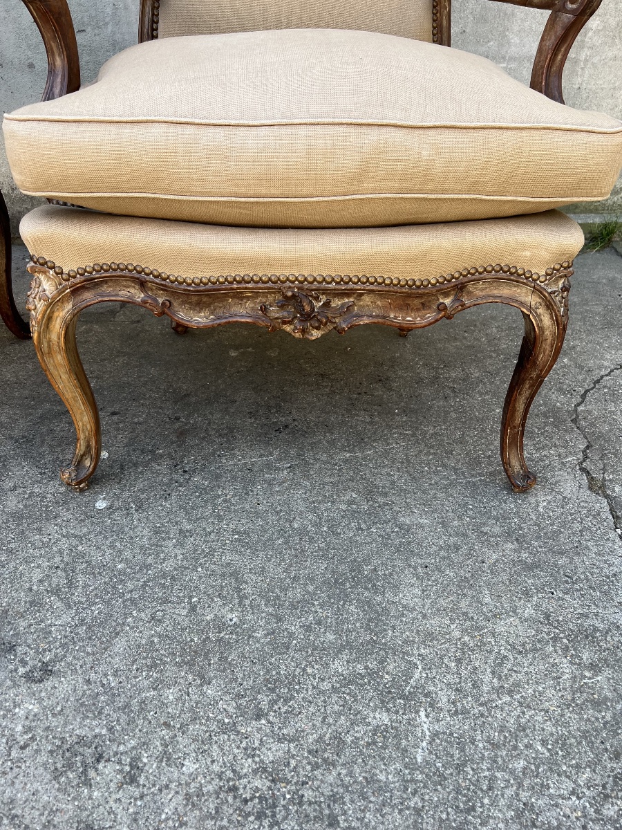 Paire de fauteuils LV provençaux -photo-1