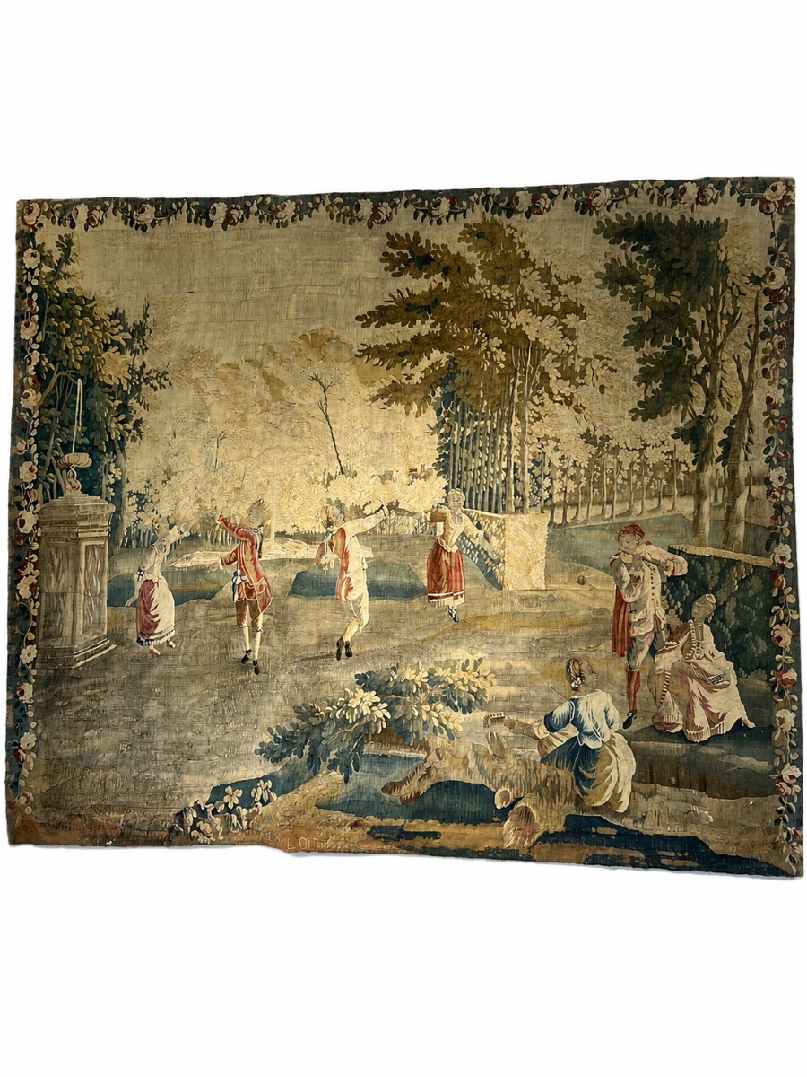 Grande tapisserie dix-huitième siècle 