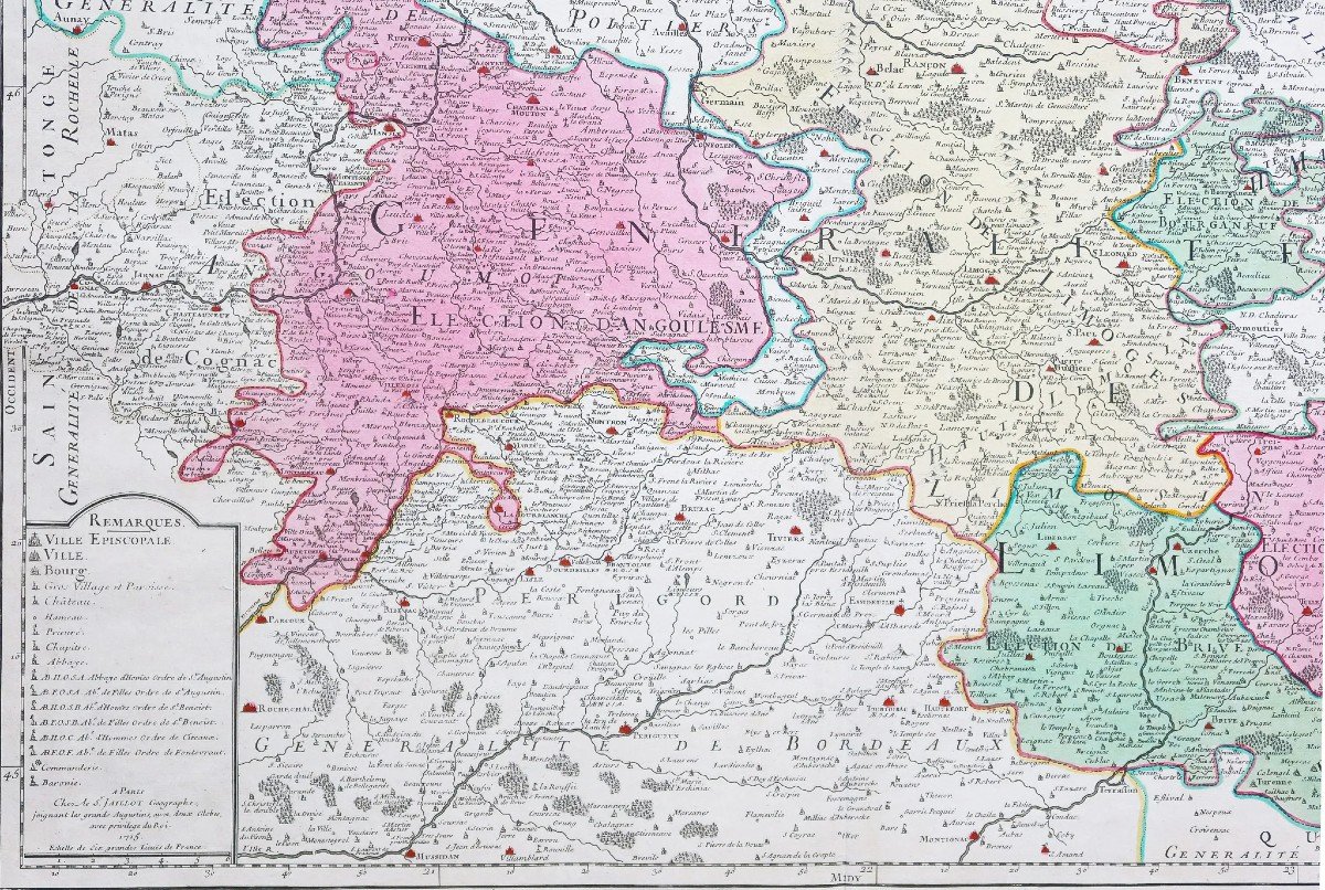 Old Map Limoges - Auvergne-photo-1