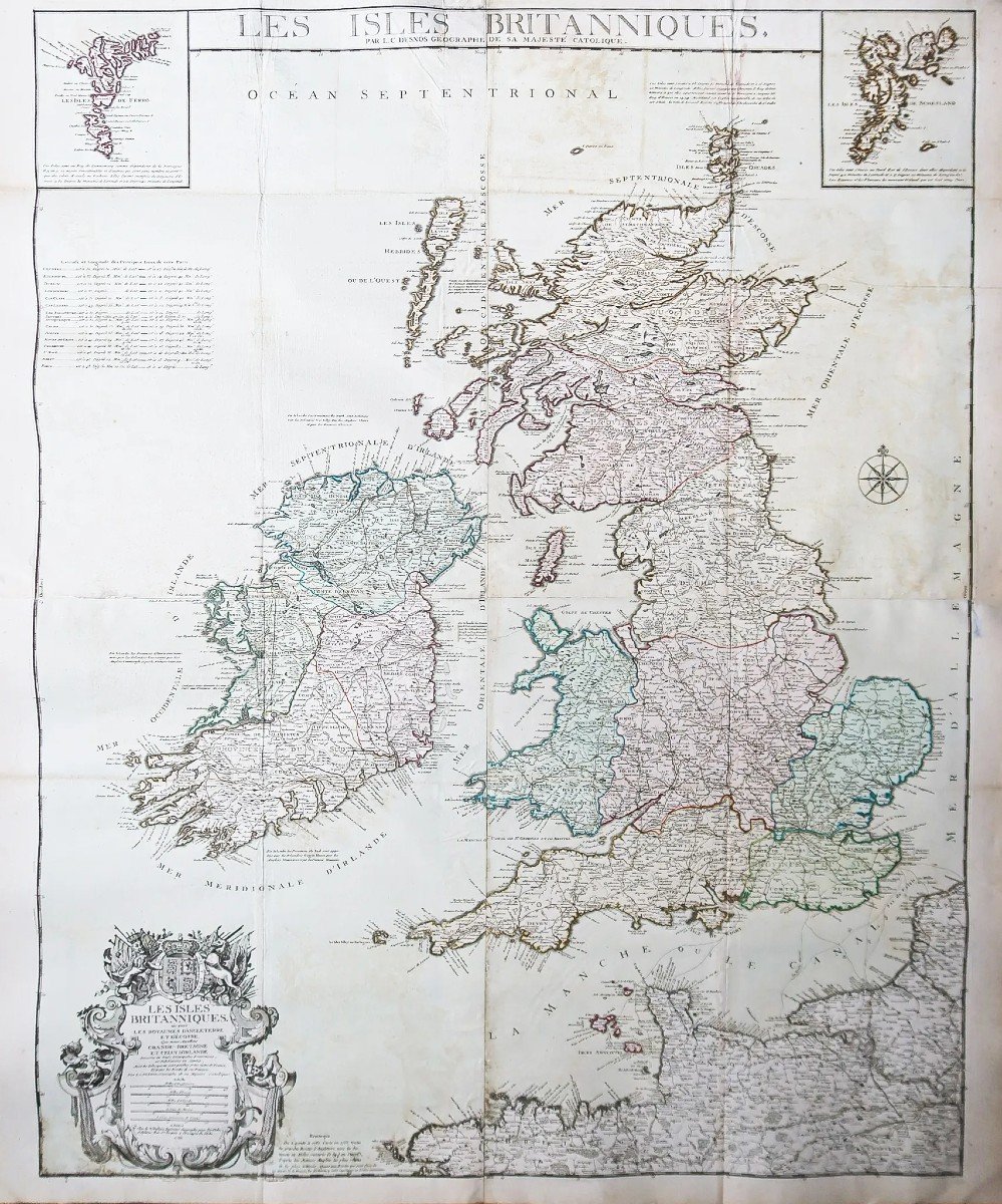 Monumental Map Of The British Isles