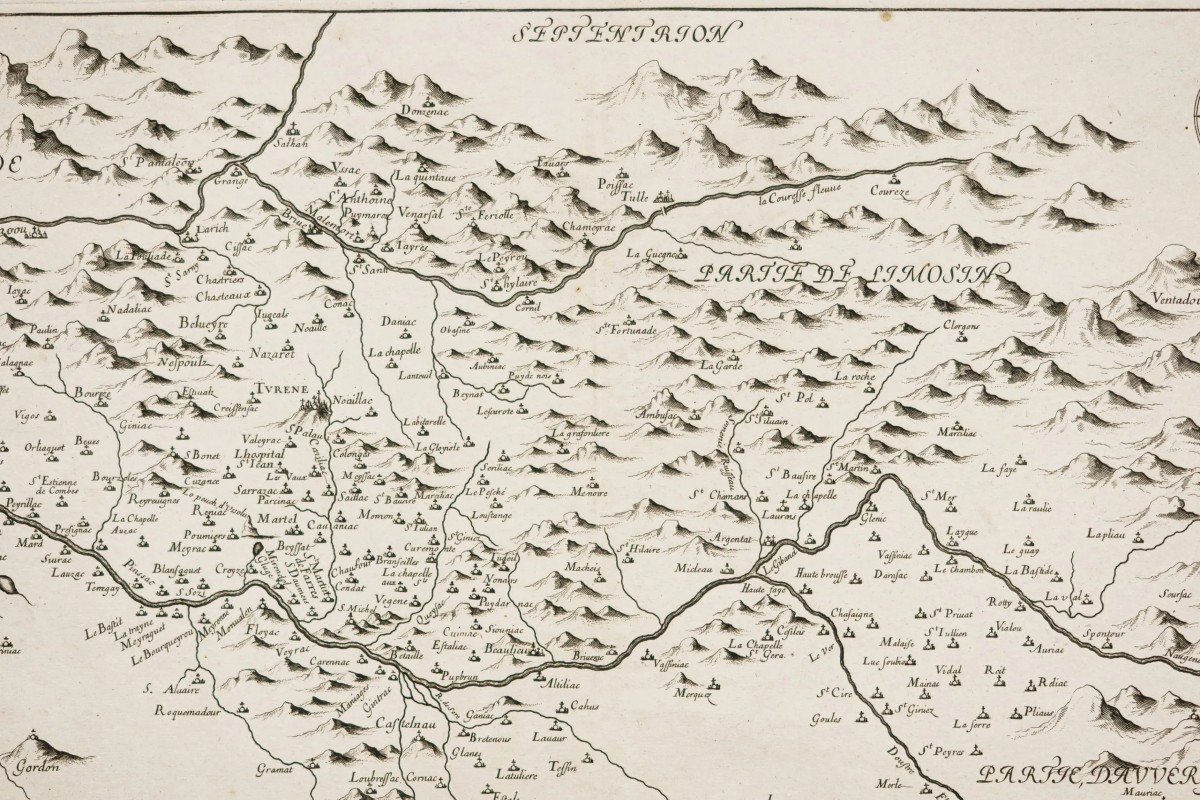 Carte Ancienne – Auvergne & Périgord-photo-2