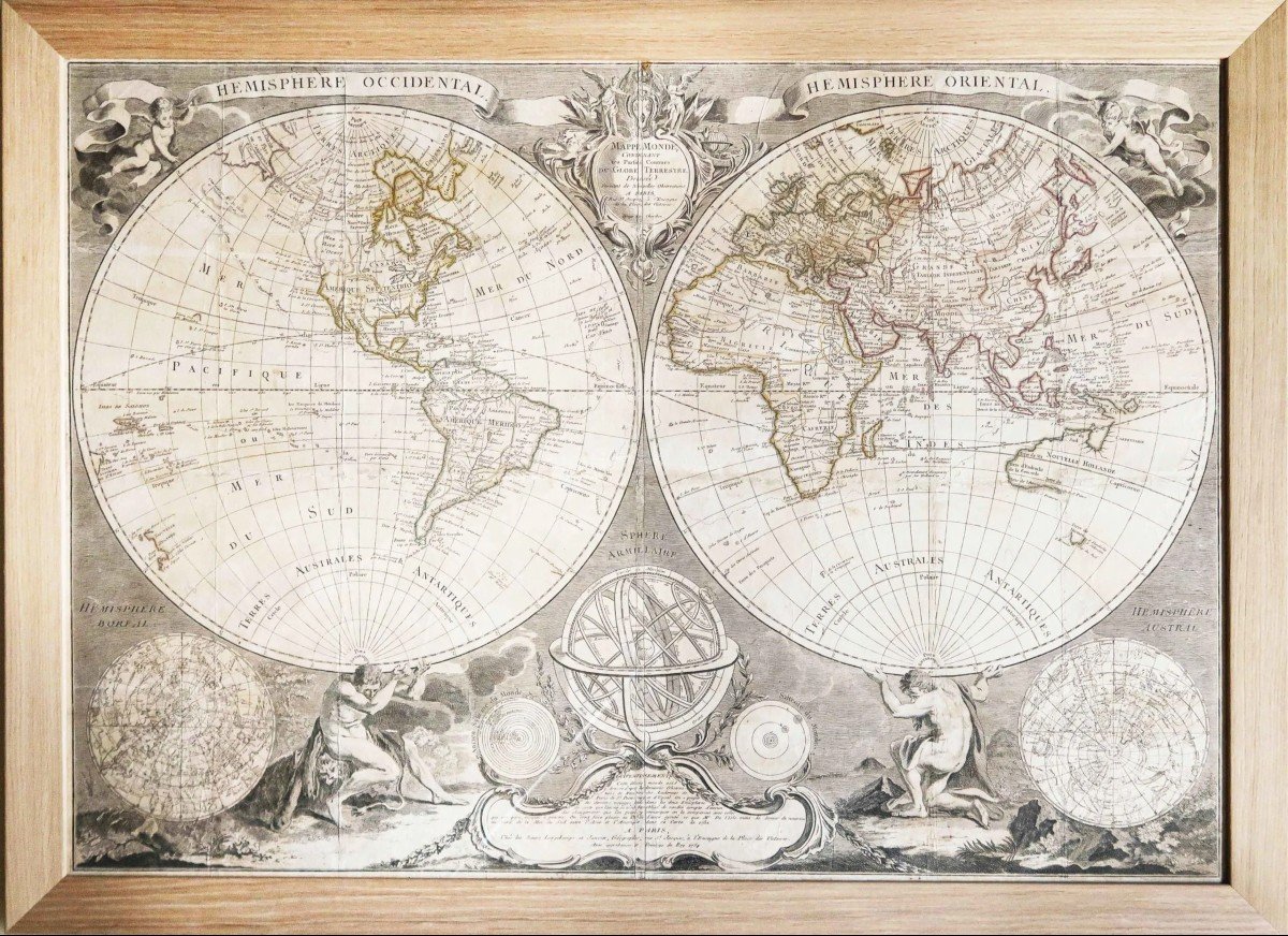 Proantic: Original World Map – Wall Map