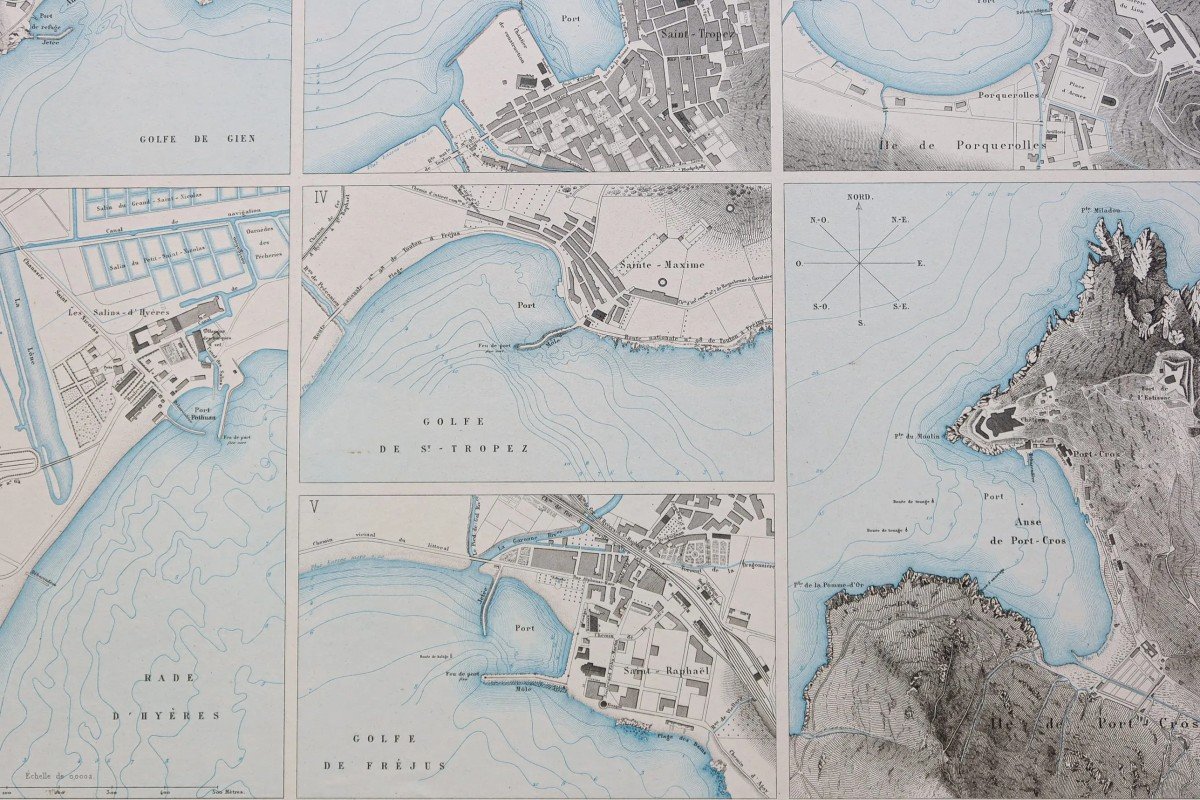Carte Marine Ancienne De Saint-tropez-photo-2