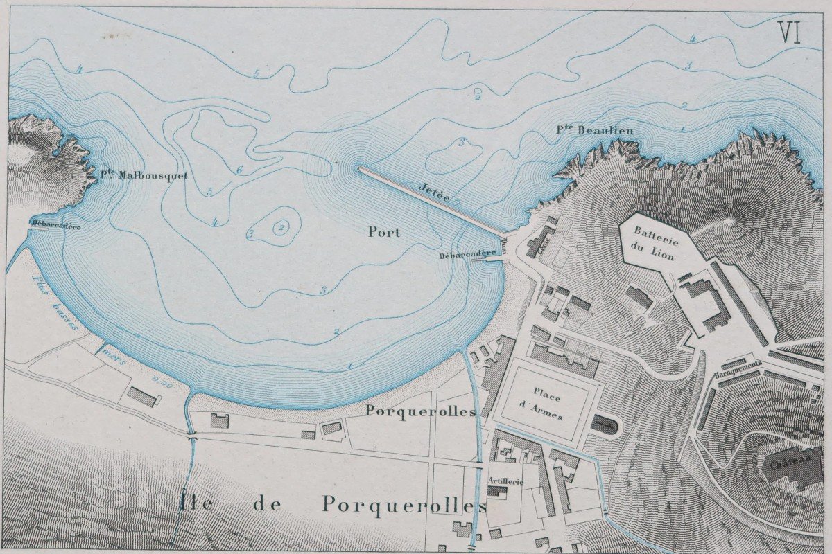 Carte Marine Ancienne De Saint-tropez-photo-3