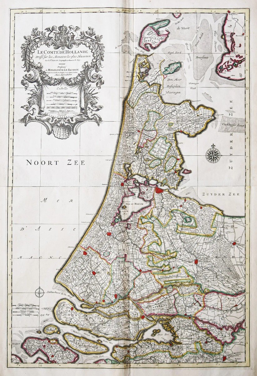 Old Geographical Map – Holland