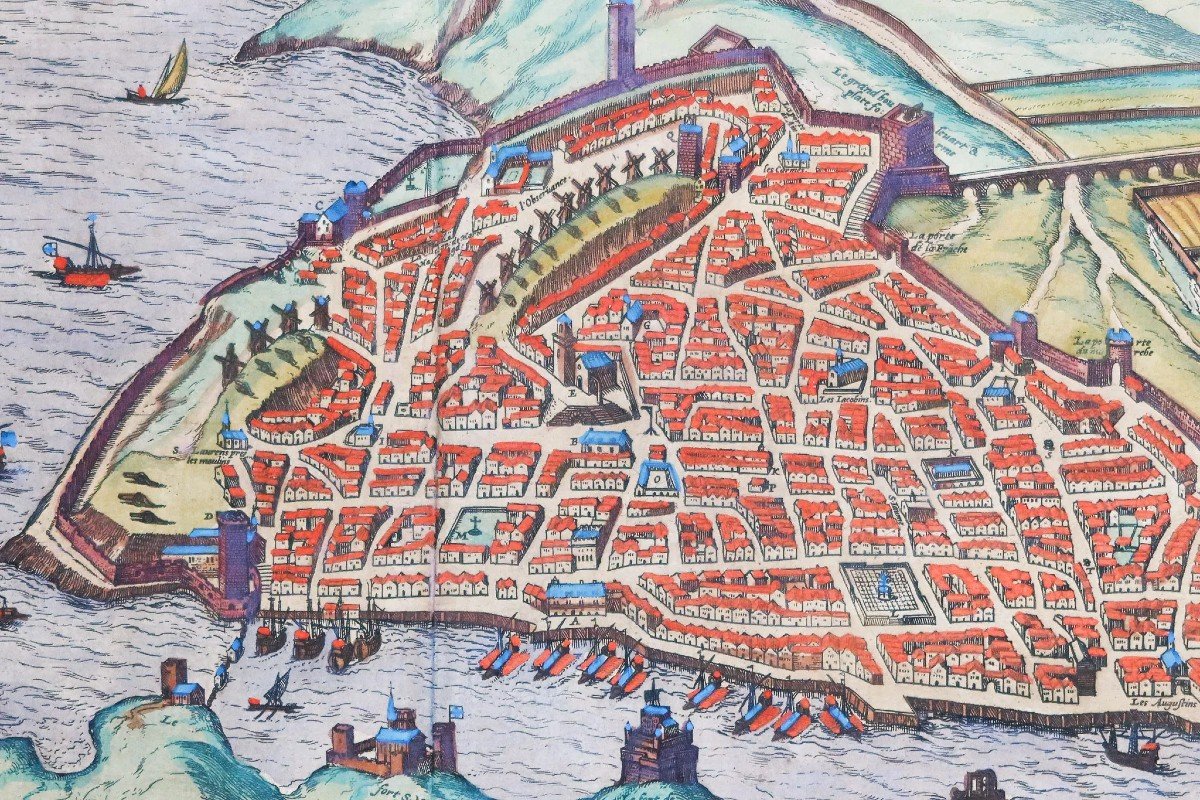 Old Map Of The City Of Marseille-photo-4