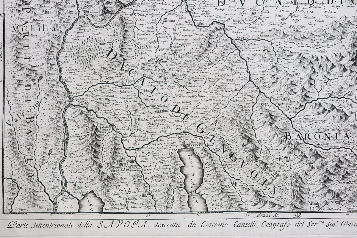 Old Geographical Map Of Savoie-photo-3