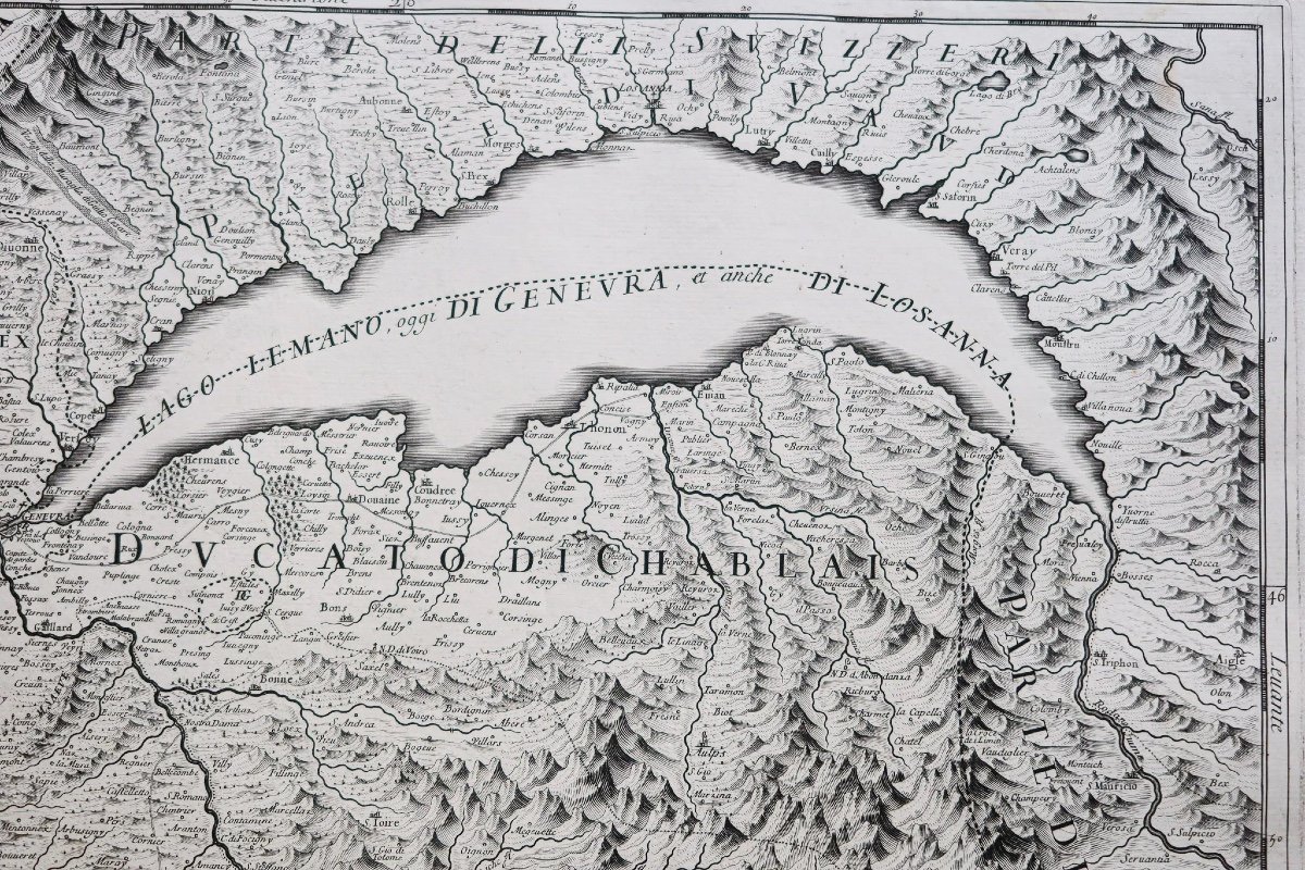 Old Geographical Map Of Savoie-photo-4