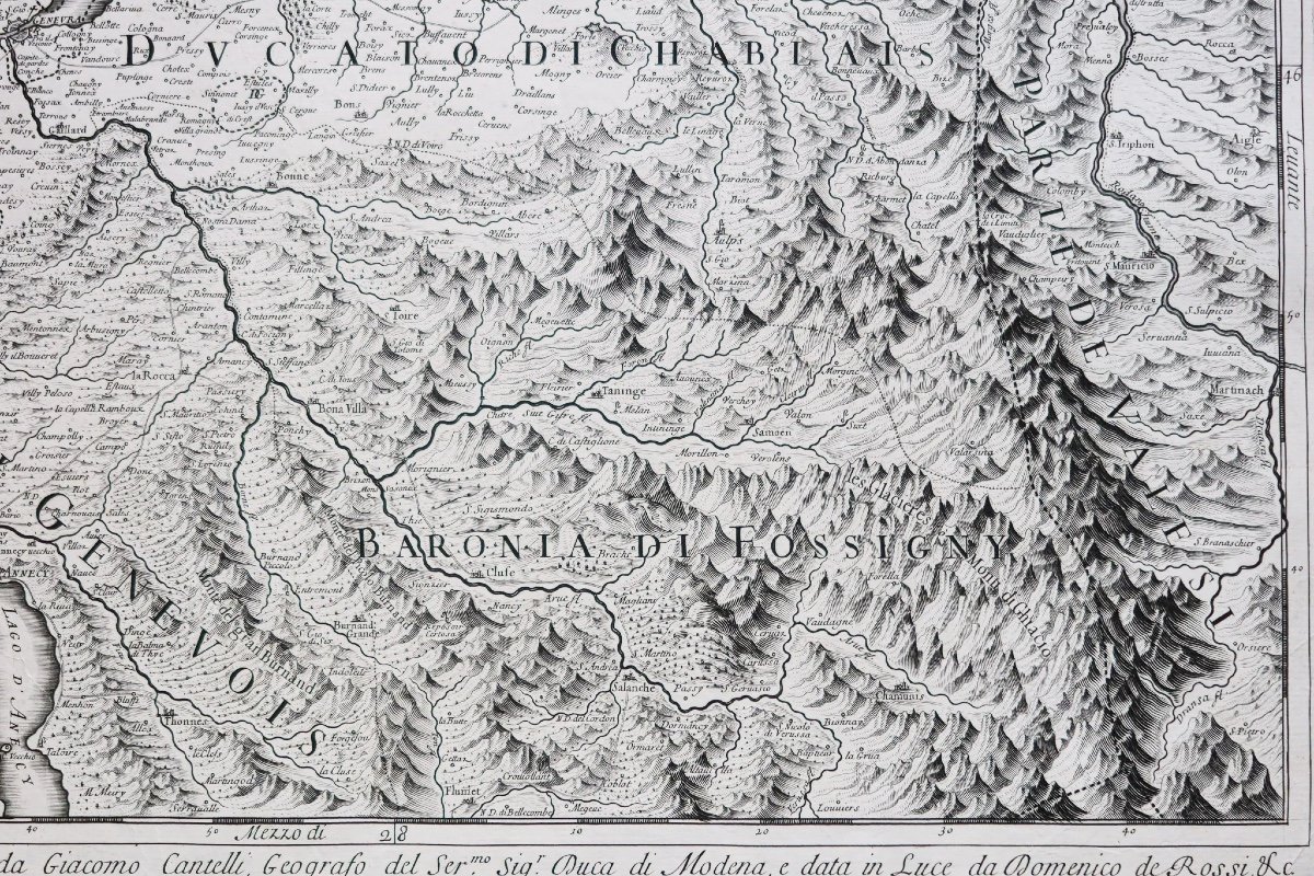 Old Geographical Map Of Savoie-photo-1