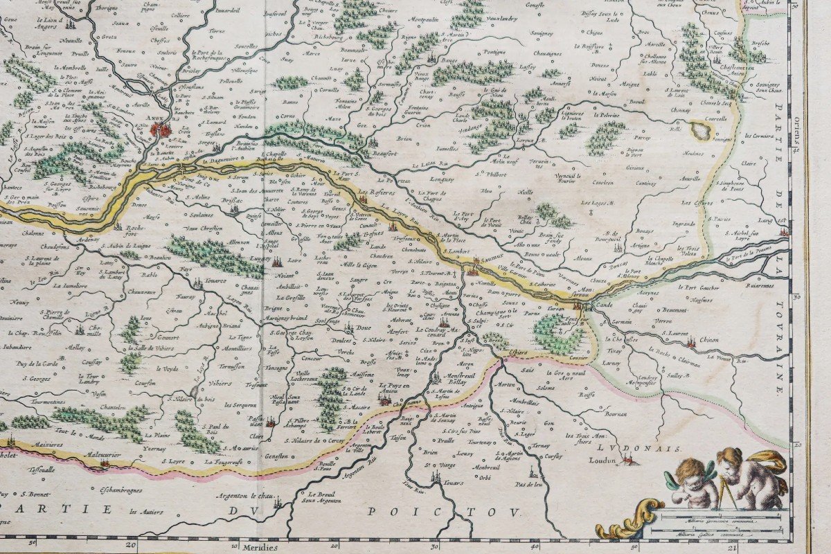 Carte Géographique Ancienne D’anjou-photo-1