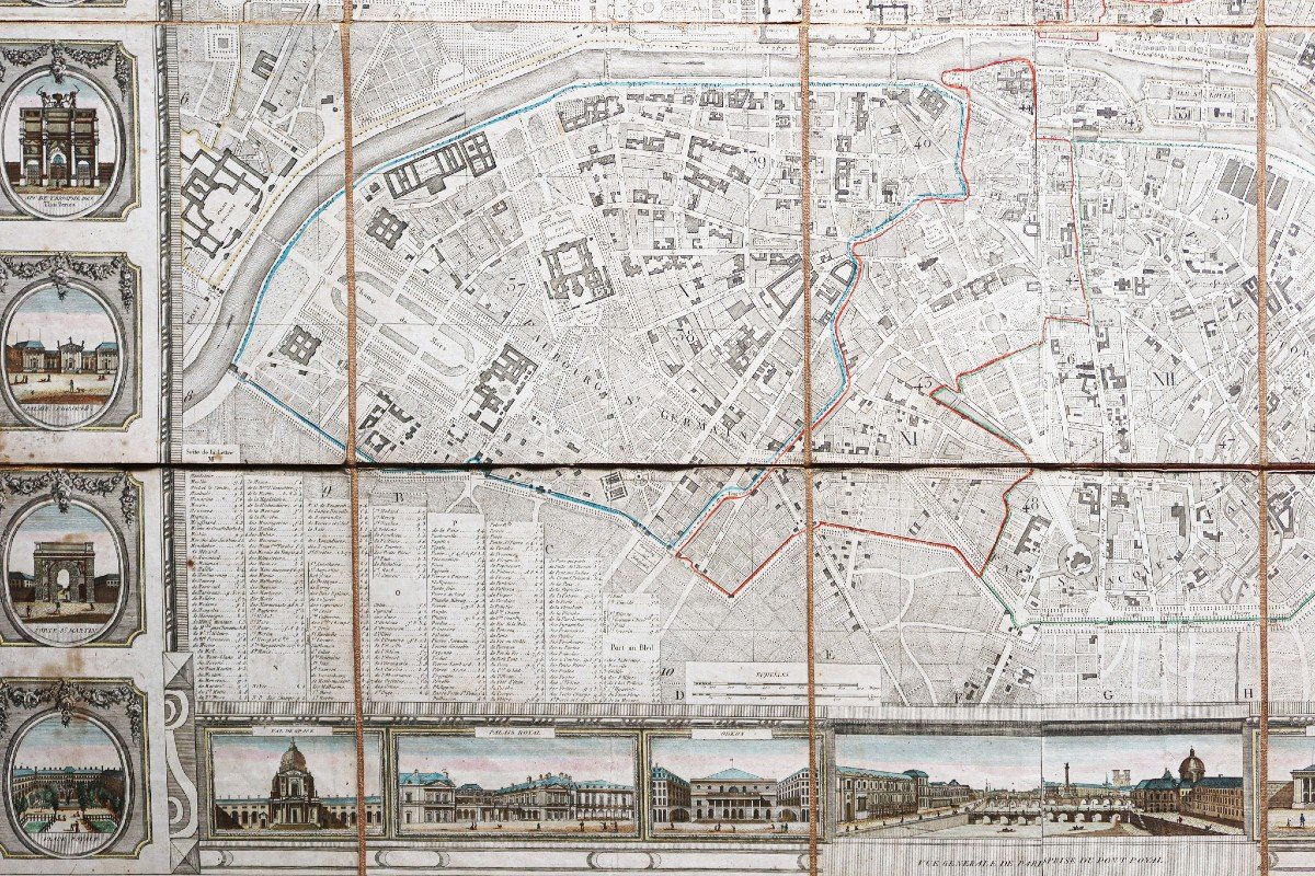 Old Map Of Paris-photo-2